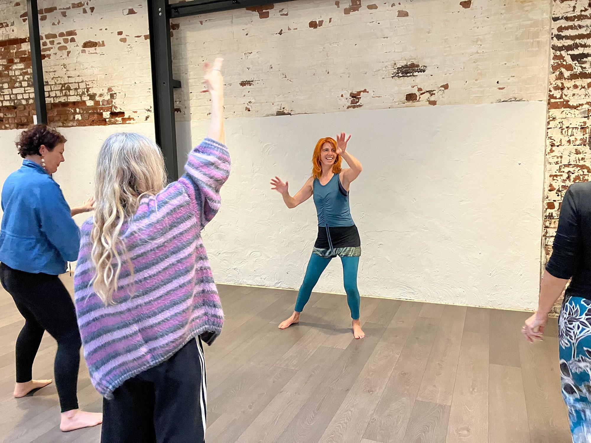 NIA movement class with Hayley Crawford