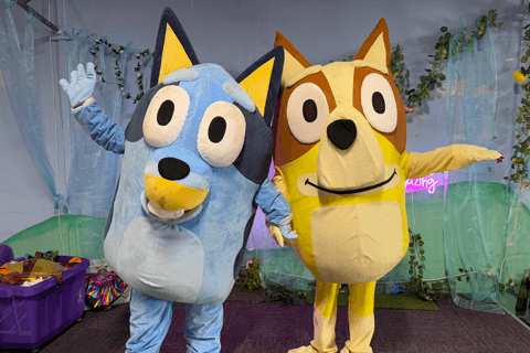 Bluey and Bingo meet and greet
