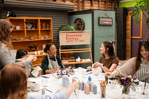 Mini Pottery Painting Workshop with Stonedust