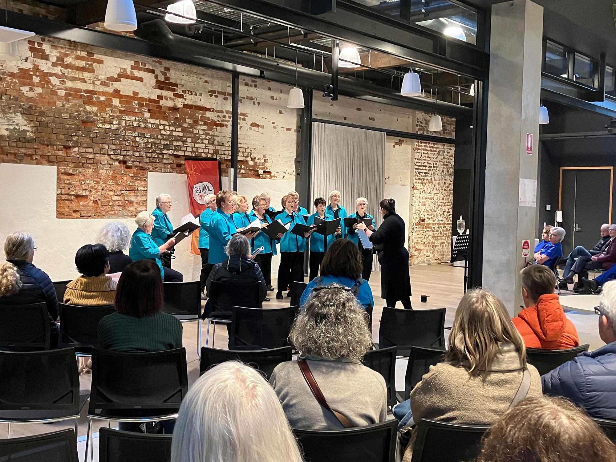 Festival Of Voices Pop Up Choirs - Launceston Ladies Choir and Vox Harmony