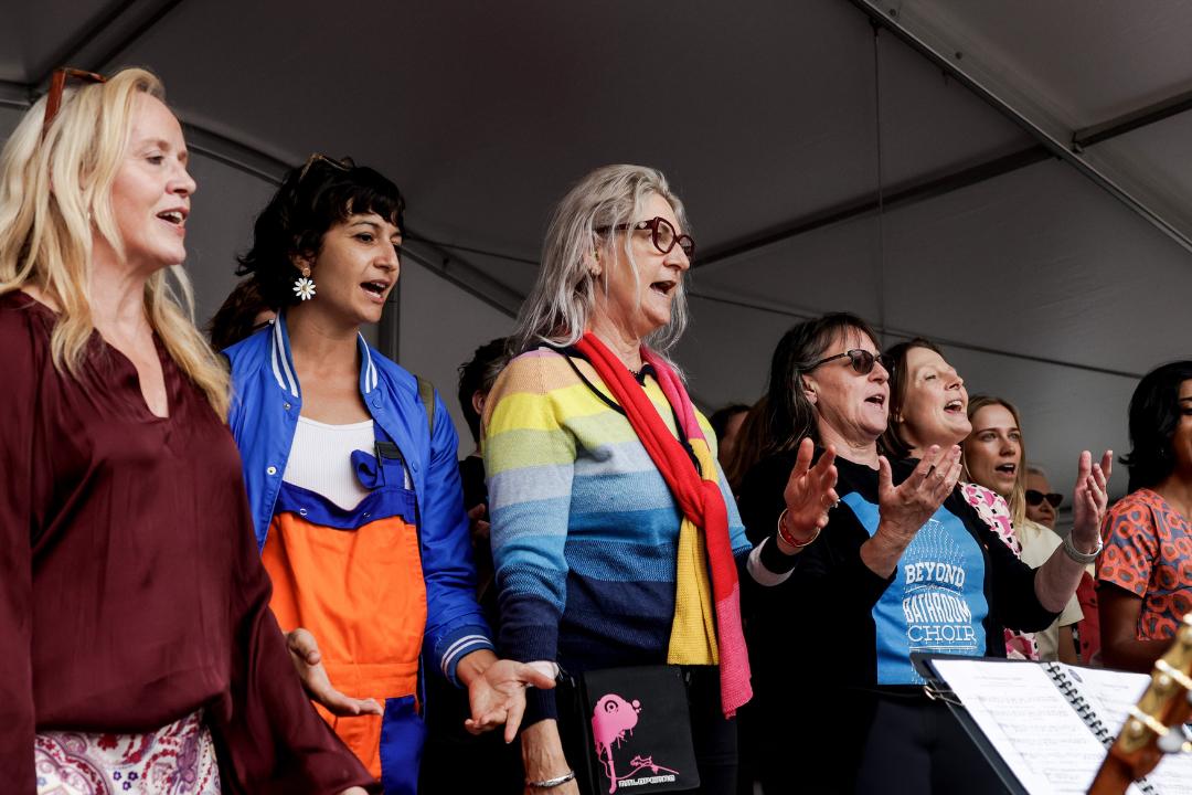Festival of Voices Pop Up Choirs - Beyond the Bathroom, Voice Weavers, and a surprise group